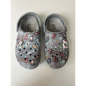 Disney Christmas Mickey And Friends Holiday Treat Crocs Clogs W9/M7
